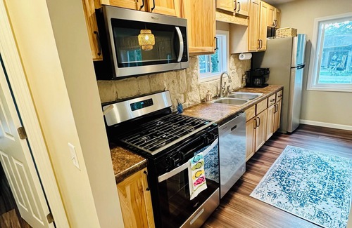 Mecosta Cottage | Charming 2-bedroom cottage with Lake Access to School Section Lake