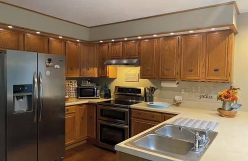 Thayerville House | Charming 2-bedroom townhome with Hot Tub and WiFi 1/2 mile from Deep Creek Lake.