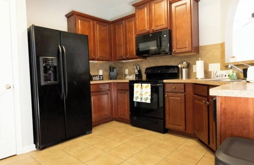 Byron House | Charming 3-bedroom house in small-town Byron with WiFi, AC, and patio seating.