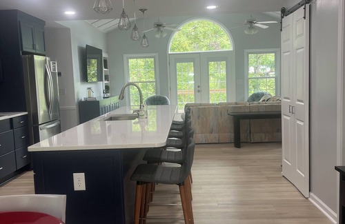 Semora House | Charming 4-bedroom 3-bath house on beautiful Hyco Lake with boat dock.