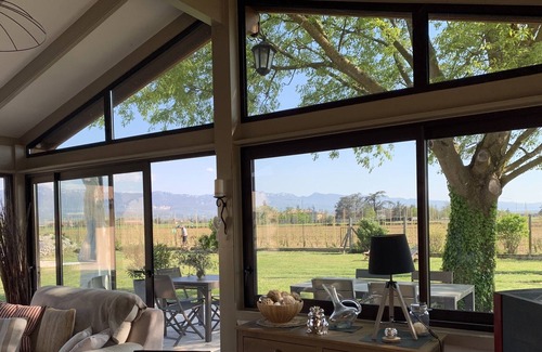 Genissieux House | Charming bastide with swimming pool, view of the Vercors