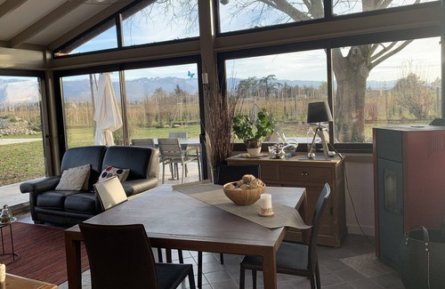 Genissieux House | Charming bastide with swimming pool, view of the Vercors