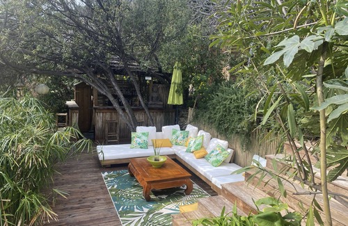 Eze Apartment | Charming bedroom in luxurious villa with seaview