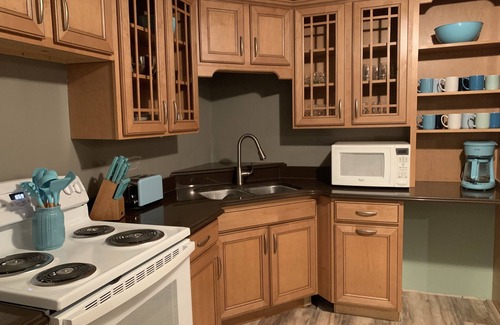 Ishpeming House | Charming Bluff home with view of Lake Bancroft