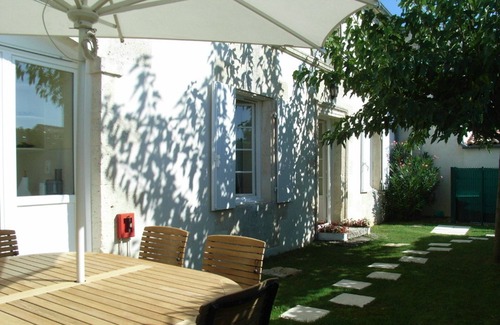 Saint-Cybardeaux Cottage | Charming Cottage with Pool, Fireplace, and Garden in Vineyard Estate