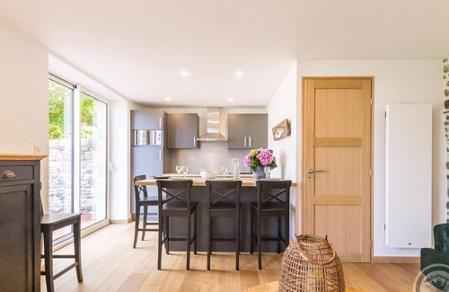 Jullouville Cottage | Charming Cottage with Terrace, Garden, and Bikes Near Beautiful Sandy Beach