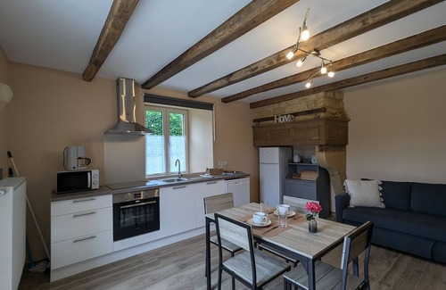 Han-les-Juvigny Cottage | Charming Country Apartment with Modern Comfort, Terrace & Garden Views