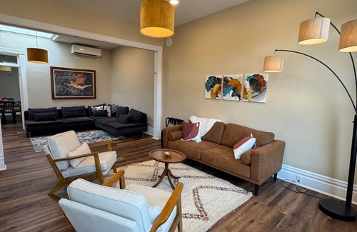 Decorah Apartment | Charming Downtown Apartment with Bluff Views in Historic Decorah.