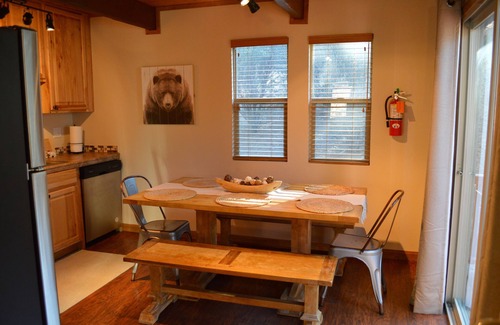 Whispering Forest Cabin | Charming Gambrel Cabin, Renovated, View Deck w/firepit, BBQ, large lot, peaceful