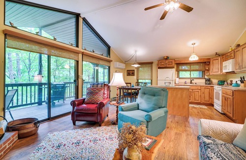 The Woods Cabin | Charming Hedgesville Retreat w/Deck + Fireplace!