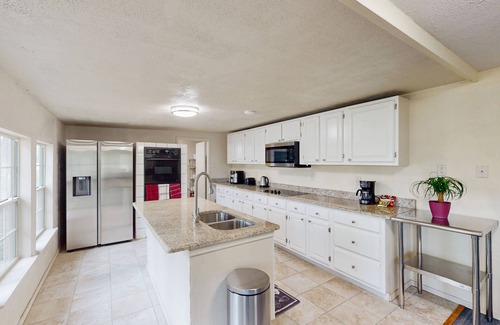 Quinlan House | Charming home with a private fishing pond, pool table, beautiful views, WFH desk