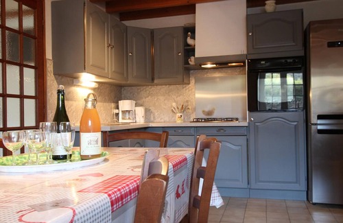 Flamanville Cottage | Charming Home with Fireplace near Beach, Terrace, BBQ, and Baby Equipment