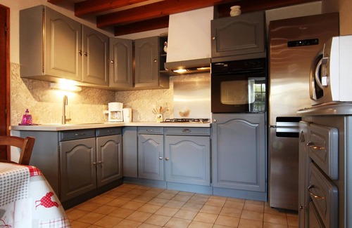 Flamanville Cottage | Charming Home with Fireplace near Beach, Terrace, BBQ, and Baby Equipment