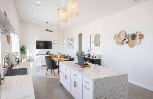 Joshua Tree Villa | Charming Joshua Tree villa, Pool,Spa, Arcade-Game-Theatre Room, Mins to JT park!