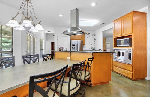 Kyle House | Charming Kyle Retreat with Pool, Porch & Walk to Downtown