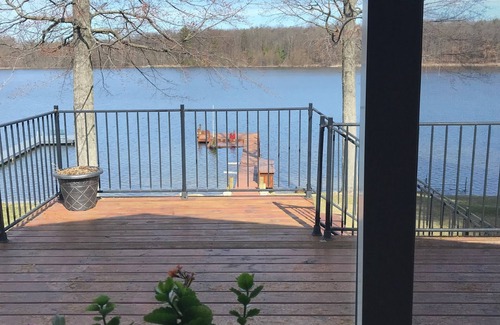 Sheridan House | Charming lakefront cottage with baby grand piano to use by qualified renters.