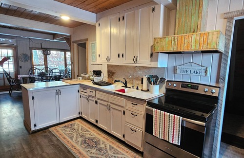 Battle Lake House | Charming lakefront, spacious, quiet, clean, 4-bedroom A frame house.