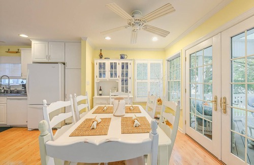 Essex House | Charming Middle River Hideaway with Water-Front/Fire-pit/WiFi/Prvt Parking