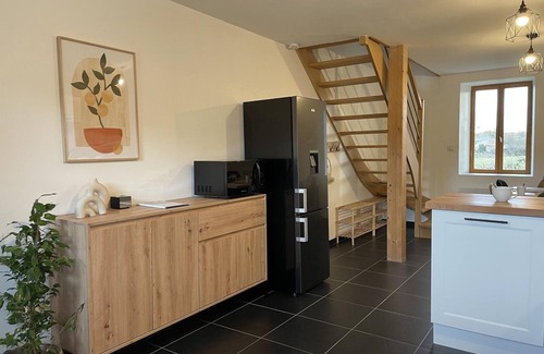 Durdat-Larequille Cottage | Charming Renovated Cottage with Shared Pool, Bikes, and Beautiful Countryside Views