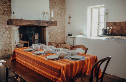 Saint-Avit House | Charming Renovated Stone House with Heated Pool, A/C, and Stunning Views