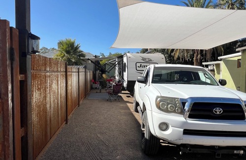 Armory Park RV Rental | Charming RV space with full hookups in delightful Downtown Tucson with WiFi