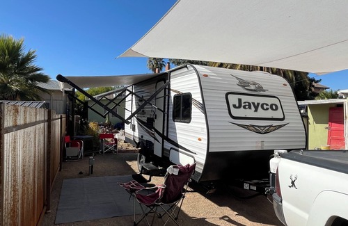 Armory Park RV Rental | Charming RV space with full hookups in delightful Downtown Tucson with WiFi