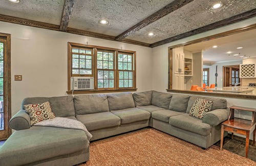 Saylorsburg House | Charming Saylorsburg Retreat w/Game Room & Patio!