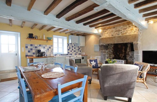 Blainville-sur-Mer Cottage | Charming Stone Cottage with Garden, Near Beach, WiFi, Bikes, BBQ, All Inclusive