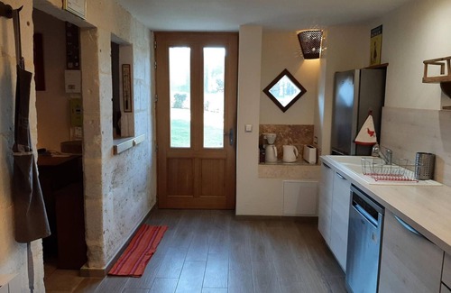Chalais Cottage | Charming Stone Cottage with Private Yard, Fireplace, and Family Amenities in Tranquil Setting
