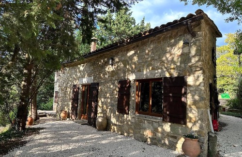 Saou House | Charming stone house with swimming pool, wooded grounds, breathtaking view in Provence