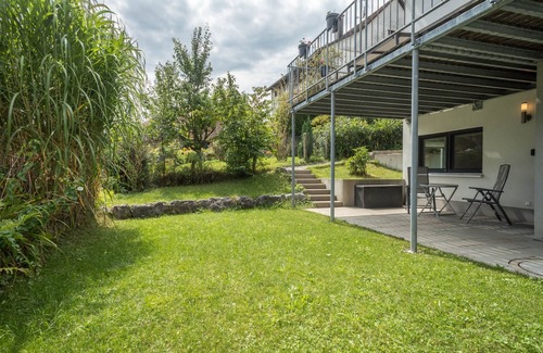 Sigmarszell Apartment | Charming Studio Apartment “Casa Rindler” with Mountain View