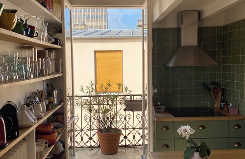 Quartier de la Salpetriere Apartment | Charming sunny duplex loft, atypical, views of the Pantheon and Notre-Dame