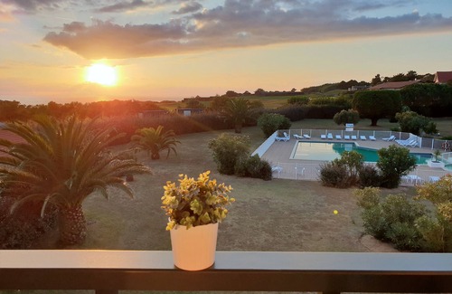 Bidart Apartment | Charming T3 duplex sea and golf view