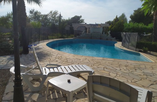 Cournonterral House | CHARMING VILLA WITH POOL 12mx6, PETANQUE, Great BBQ, 15mn Beaches