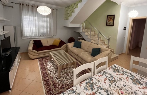 Qerek Villa | Cheerful 3-bedroom beach villa within green.