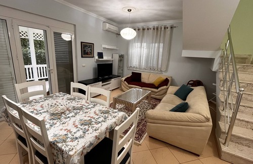 Qerek Villa | Cheerful 3-bedroom beach villa within green.