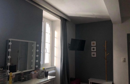 Le Fossat House | Chez Celine et Philippe chambre Marie dans propriété de charme avec piscine