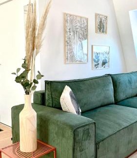 Saint-Amand-les-Eaux Apartment | Chez Clément et Mathilde -Duplex climatisé Hyper centre , tout équipé