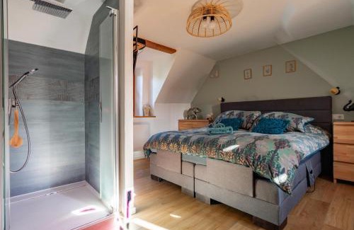 Schœnbourg House | Chez Maidi-Balnéo, cheminée, proche Vosges du Nord