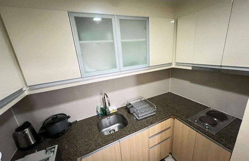 Pasay Apartment | Chic 1-bedroom apartment with AC, fitness room in vibrant Pasay City
