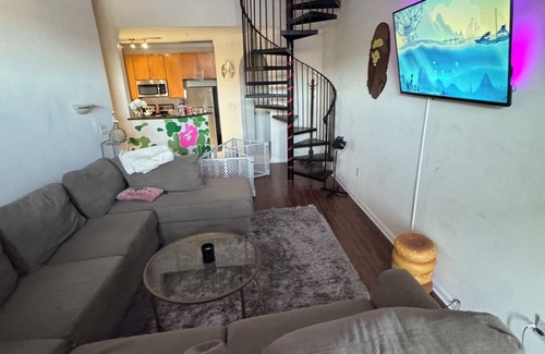 Westside Apartment | Chic 2 story loft in the heart of Midtown Atl!