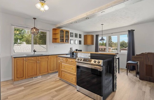 Drumheller House | Chic 4-bedroom, 2-bath home close to downtown and next to the river