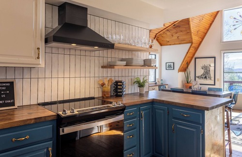 Brevard Ski Chalet | Chic A-Frame Cabin with Stunning Views