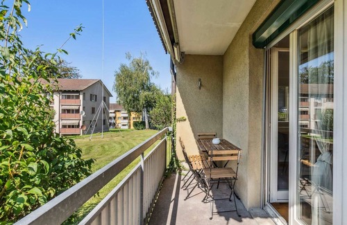 Center Apartment | Chic and Cozy: 2-BR Suburban Apartment