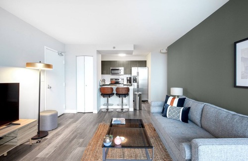 Rush and Division Apartment | Chic Gold Coast Convertible w/Lounge near Oak Street by Blueground