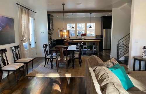 Mountainaire House | Chic home sleeps 9, has a hot tub, 3rd floor balcony, and EV Level 2 Charger