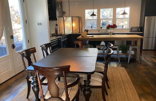 Mountainaire House | Chic home sleeps 9, has a hot tub, 3rd floor balcony, and EV Level 2 Charger