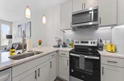 Windsor Park Apartment | Chic King Bed 1BR Suite 5 Min to DT