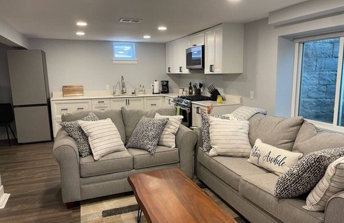 West Lafayette Apartment | Chic Modern Stay: The Perfect Boiler Up Stay!