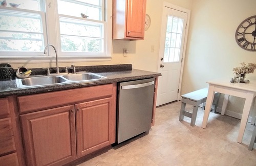 The Cliffs House | Chickadees Cottage and Pottery - centrally located, private comfortable cottage.